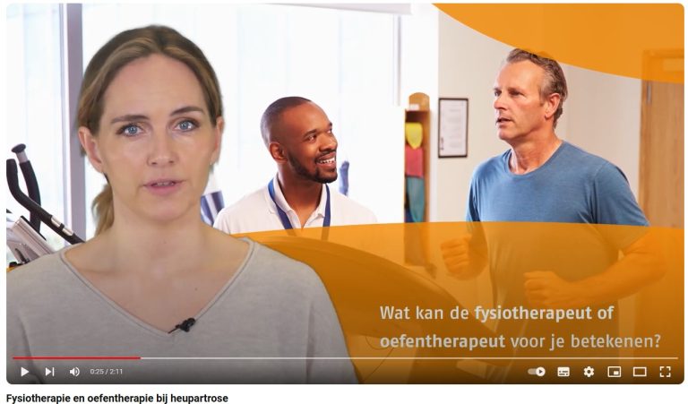 Fysiotherapie bij heupartrose